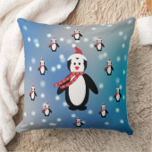 Viele Pinguine Kissen (Decke)