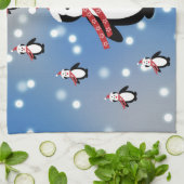 Viele Pinguine Küchentuch (Gefaltet)
