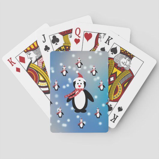 Viele Pinguine Spielkarten (Rückseite)