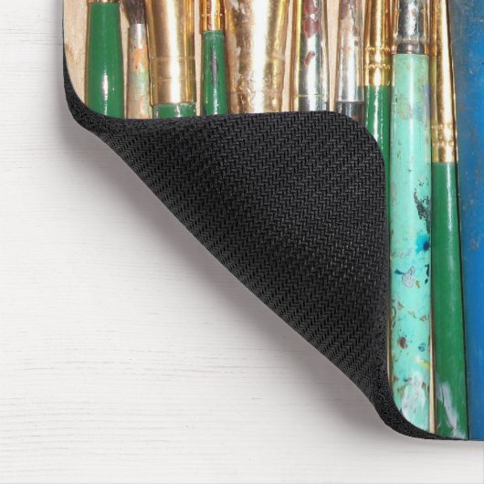 Viele Pinsel Mousepad (Ecke)