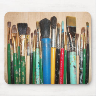 Viele Pinsel Mousepad