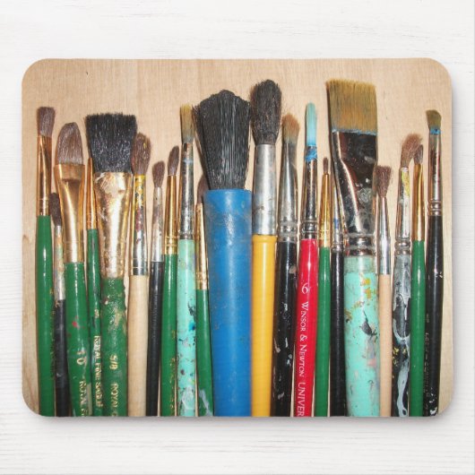 Viele Pinsel Mousepad (Vorne)