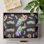 Viele Pride Neon Signs Seidenpapier (Geschenk)