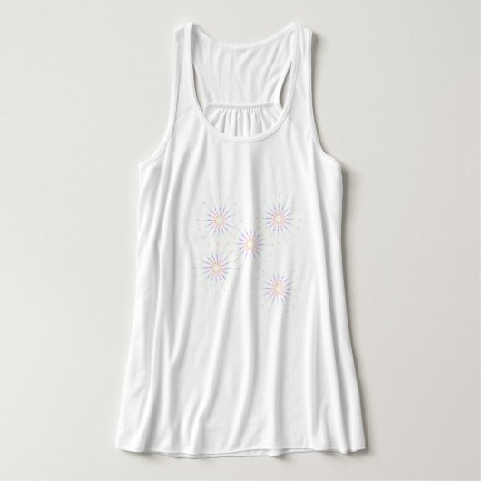 viele Punkte hell whimsical Spaß Tank Top (Design Vorderseite)