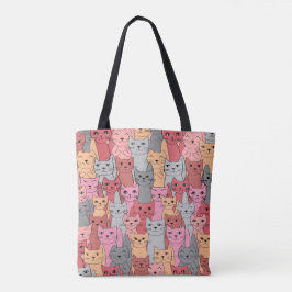 Viele Red Cats Design Totbeutel Tasche
