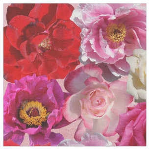 viele Rose Druckgewebe Stoff
