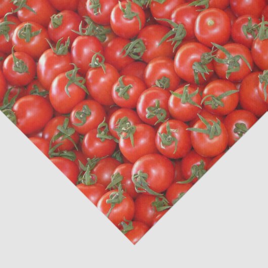 Viele rote KirschTomaten Seidenpapier (Ausschnitt)