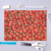 Viele rote KirschTomaten Seidenpapier (Handwerk)