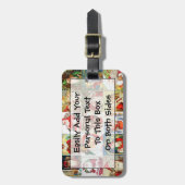 Viele Santas Easy ID Personal Gepäckanhänger (Vorderseite vertikal)