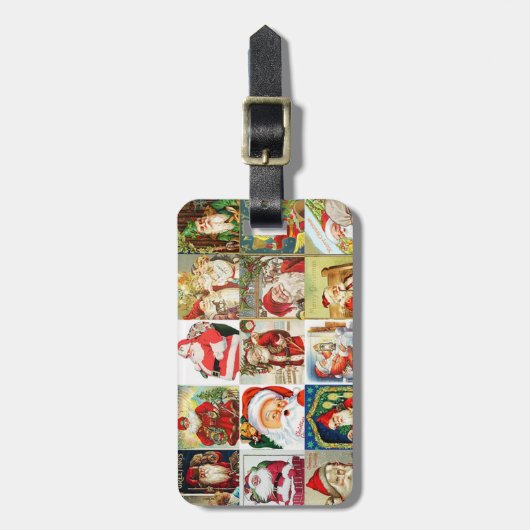 Viele Santas Easy ID Personal Gepäckanhänger (Vorderseite vertikal)