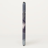 Viele Schattierungen des grauen Pyramidenmusters Case-Mate iPhone Hülle (Hinten/Rechts)