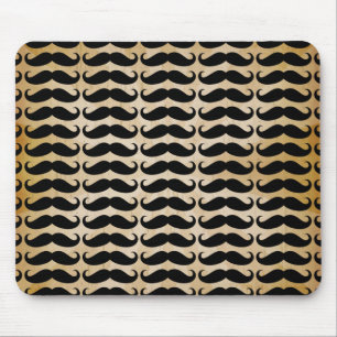 Viele Schnurrbart-Muster Mousepad