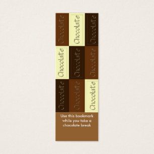 Viele Schokolade-Lesezeichen
