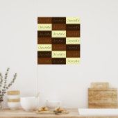 Viele Schokoladenplakate Poster (Küche)