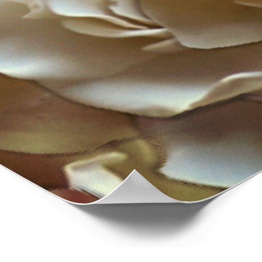 Viele schöne Blätter der Rose Poster (Ecke)