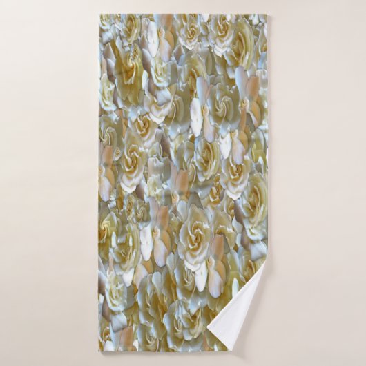 Viele schöne Blütenblätter der Rose Badhandtuch Set (Badehandtuch)