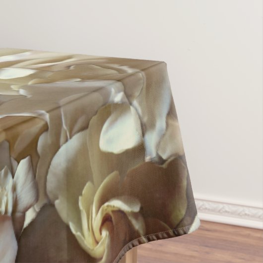 Viele schöne Blütenblätter der Rose Tischdecke (Beispiel)