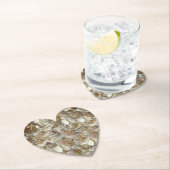 Viele schöne Blütenblätter der Rose Untersetzer (Vor Ort)