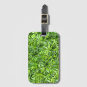Viele schöne grüne Blätter Gepäckanhänger (Vorderseite Vertikal)