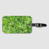 Viele schöne grüne Blätter Gepäckanhänger (Vorderseite (Horizontal))