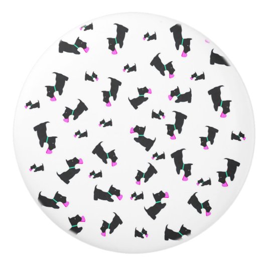 VIELE SCHOTTEN KERAMIKKNAUF (Vorderseite)