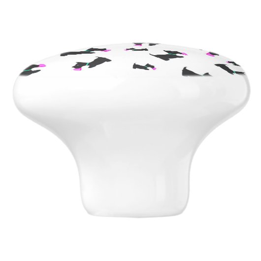 VIELE SCHOTTEN KERAMIKKNAUF (Seitenansicht)