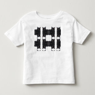 Viele schwarzen Katzen-T-Shirt Kleinkind T-shirt