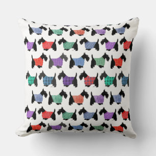 Viele Scotties Kissen