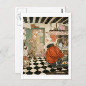 Viele sind die Schläge, die er hatte Postkarte (Vorne/Hinten)