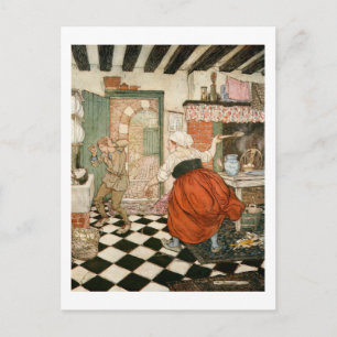 Viele sind die Schläge, die er hatte Postkarte