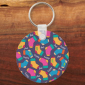 Viele Socken glücklich fühlen Schlüsselanhänger (Vorderseite)