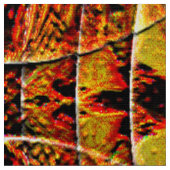 Viele Sonnen...... Stoff (Nahaufnahme)