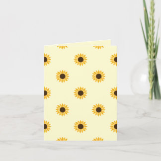 Viele Sonnenblumen Karte