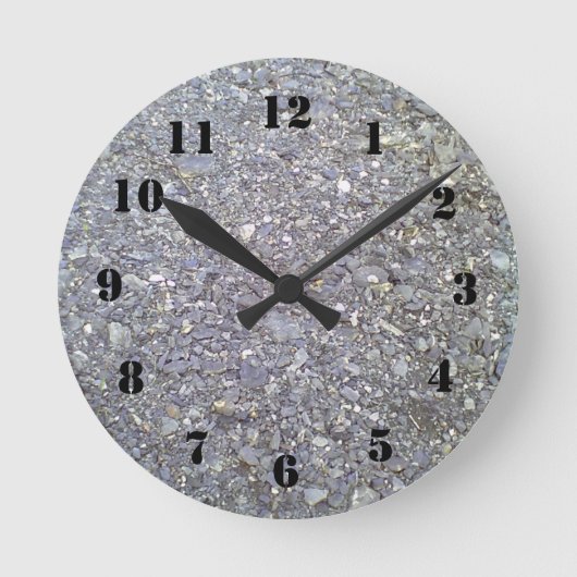 Viele Stein Runde Wanduhr (Vorderseite)