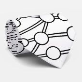 Viele Straßen II weiß mit schwarz weiß Krawatte (Gerollt)