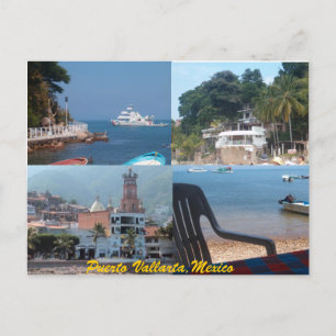 Viele Szenen aus Puerto Vallarta Postcard Postkarte