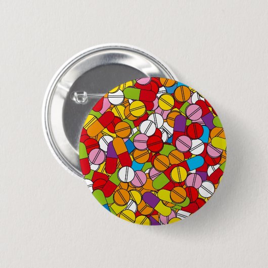 Viele Tabletten Button (Vorne & Hinten)