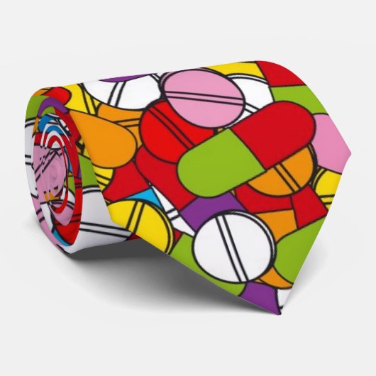 Viele Tabletten Krawatte (Gerollt)