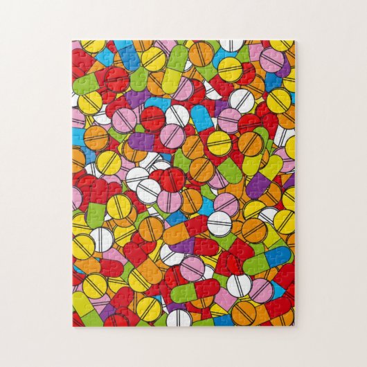 Viele Tabletten Puzzle (Vertikal)
