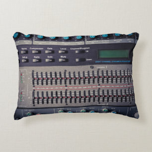 Viele Tasten Sound Mixer Studio Dekokissen