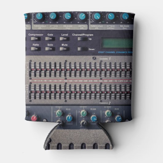 Viele Tasten Sound Mixer Studio Dosenkühler (Vorderseite)