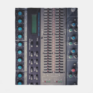 Viele Tasten Sound Mixer Studio Fleecedecke