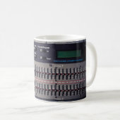Viele Tasten Sound Mixer Studio Kaffeetasse (VorderseiteRechts)