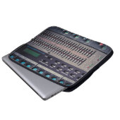 Viele Tasten Sound Mixer Studio Laptopschutzhülle (Vorne Knopf)