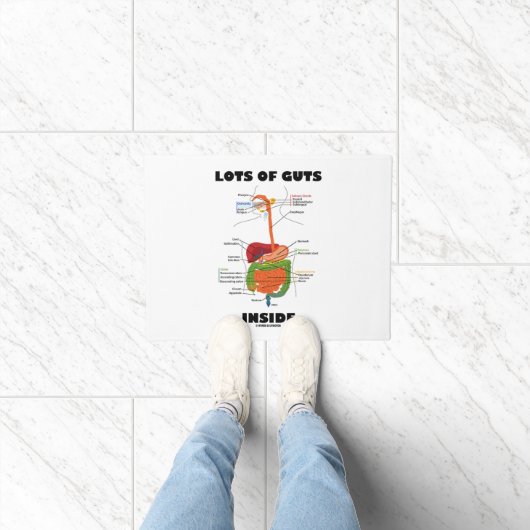 Viele Typen im Digestivsystem-Spaß Fußmatte (Indoor)