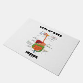 Viele Typen im Digestivsystem-Spaß Fußmatte (Schrägansicht)