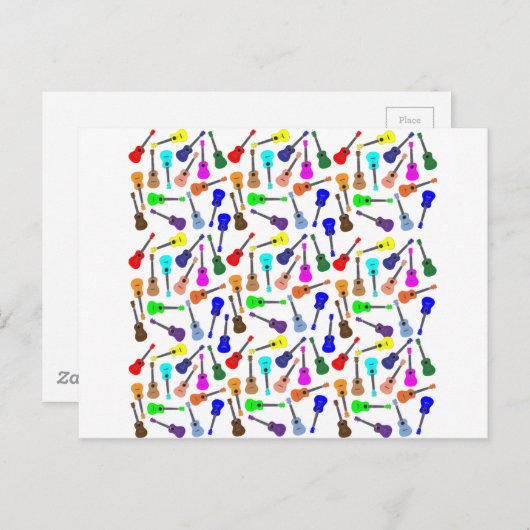 Viele Ukuleles Postkarte (Vorne/Hinten)