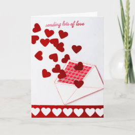 Viele Valentinstag-Karten der Liebe Feiertagskarte