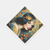 Viele Vintage Märchenbilder finden sich in Serviette (Ecke)