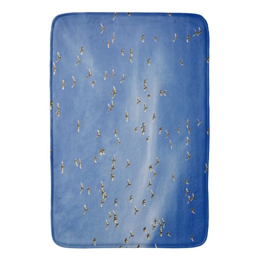 Viele Vögel Badematte (Vorderseite Vertikal)